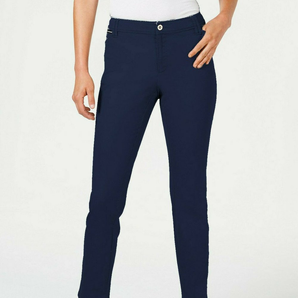 !!~ Intrepid Blue Solid Casual Chino Pants ~!!